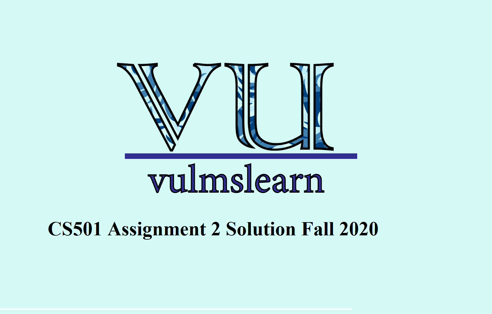 Cs501 assignment no 2 solution 2020 08 picture