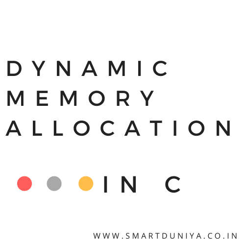 Dynamic Memory in C - example - exercise