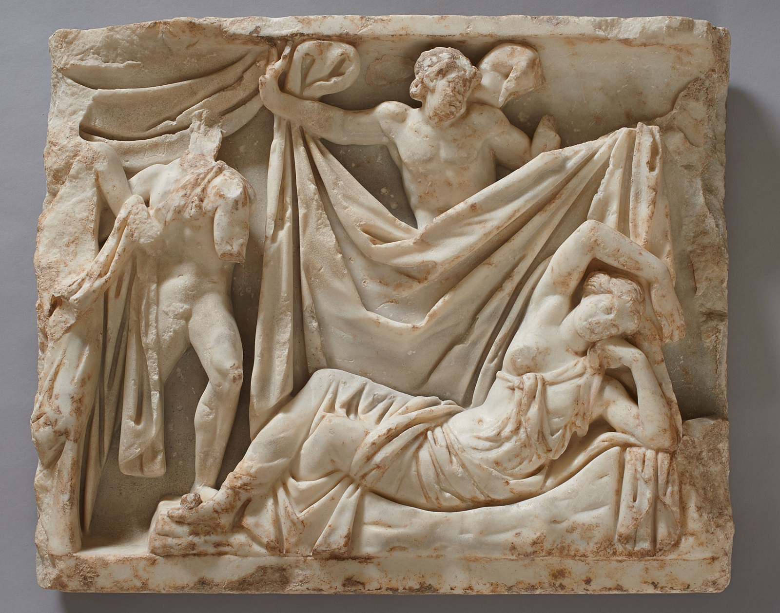 Spencer Alley Ancient Roman Marble Reposing in Vienna