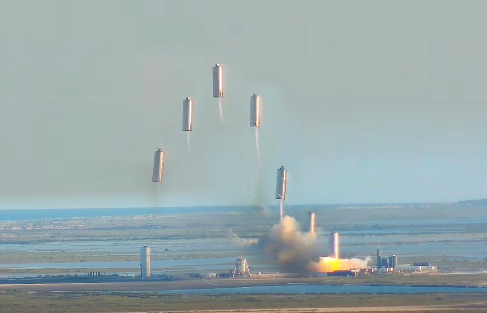 Flight path of SpaceX's Starship SN5 150m hop by Tony Bela
