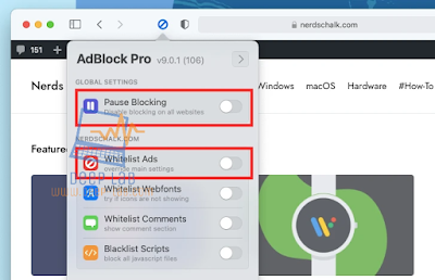 كيفية تعطيل مانع الإعلانات Ad Blocker على Safari  لكل Mac أو iPhone أو iPad
