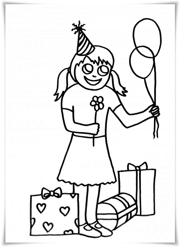 Ausmalbilder zum Ausdrucken: Ausmalbilder Geburtstag