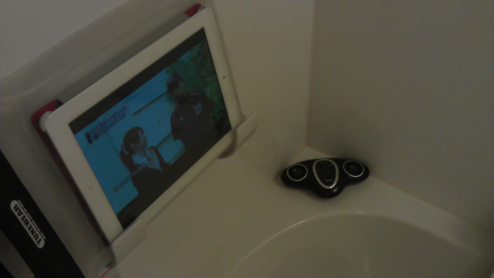 bull's eye iPadを使ってお風呂テレビ環境を作った。