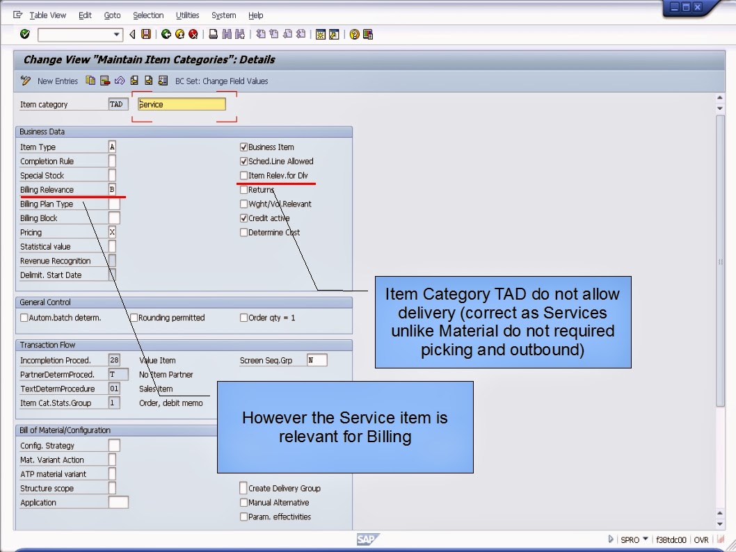 青蛙SAP分享 Froggy's SAP sharing Material Type DIEN for Sales of Services