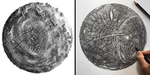 Architectural Drawings by Amer 00-Amer-Small-Spherical-Architectural-Drawings-www-designstack-co