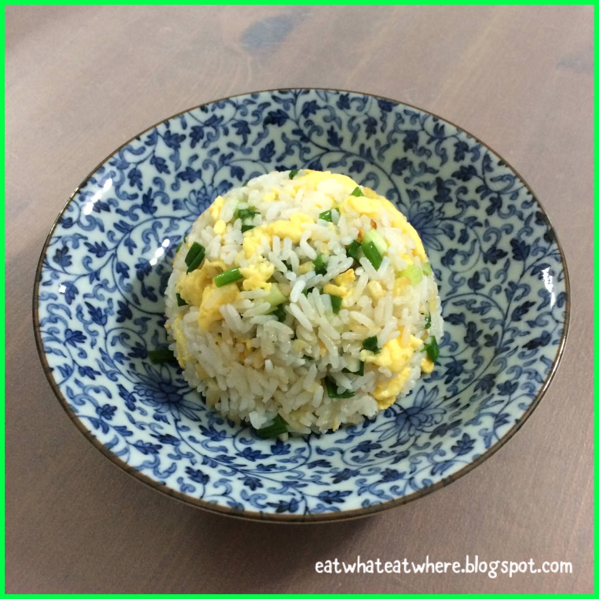 Eat What Eat Where Ewew Cooks My Version Of Egg Fried Rice