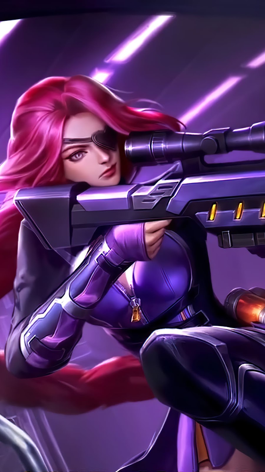 Wallpaper Lesley Lethal Lady Skin Mobile Legends HD for Android and iOS