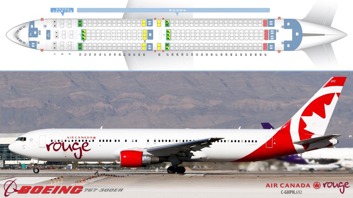 Beautiful Air Canada Boeing 767 300 Seat Map Seat