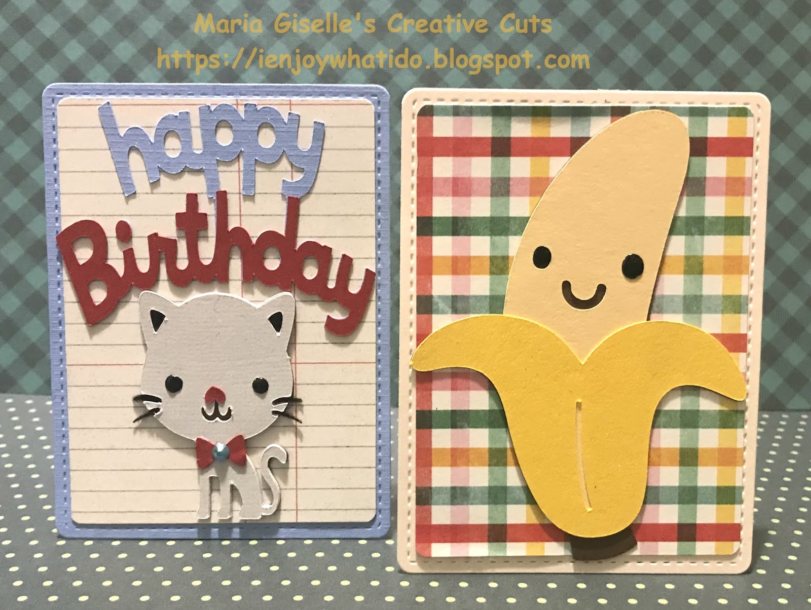 Maria Giselle's Creative Cuts Cricut Die Cut Trading Cards