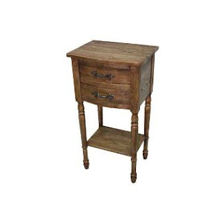bedside 2 drawer antique reproduction furniture,ANTIQUE-BDSD-107