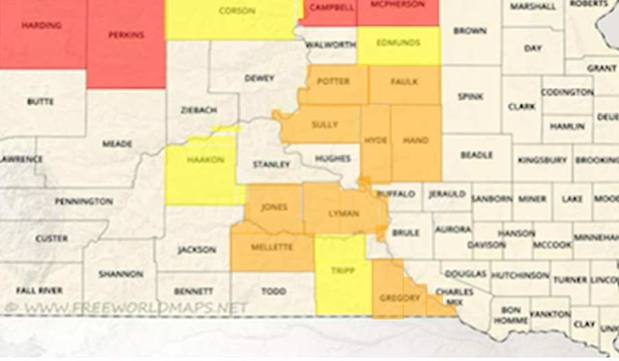 Retiring Guy's Digest Population loss in South Dakota Gregory County