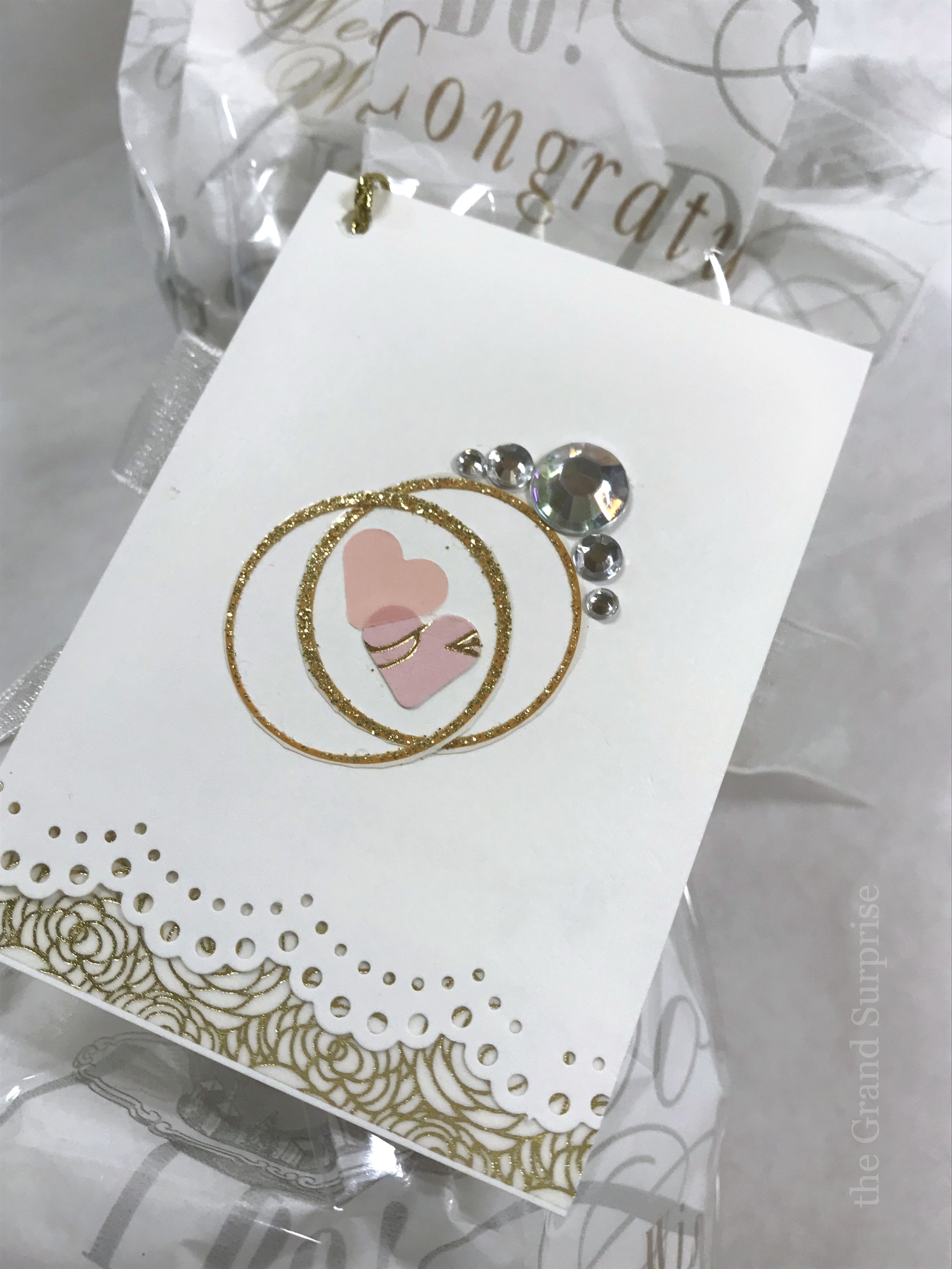 the Grand Surprise! Engagement DIY Gift Tag
