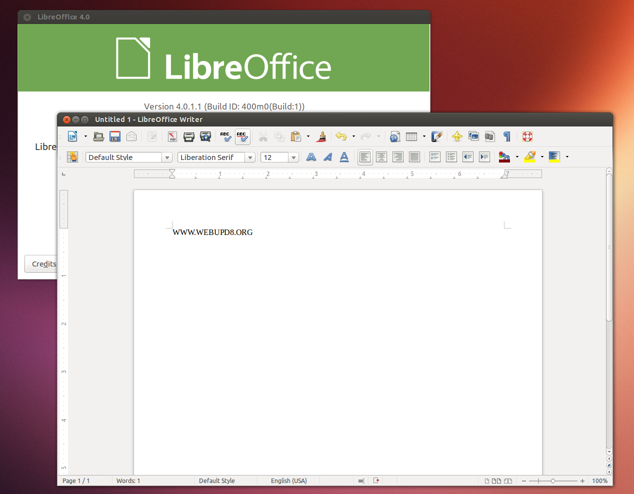 Install LibreOffice 4.0 In Ubuntu 12.04, 12.10 Or 13.04 Via PPA ~ Web Upd8: Ubuntu / Linux