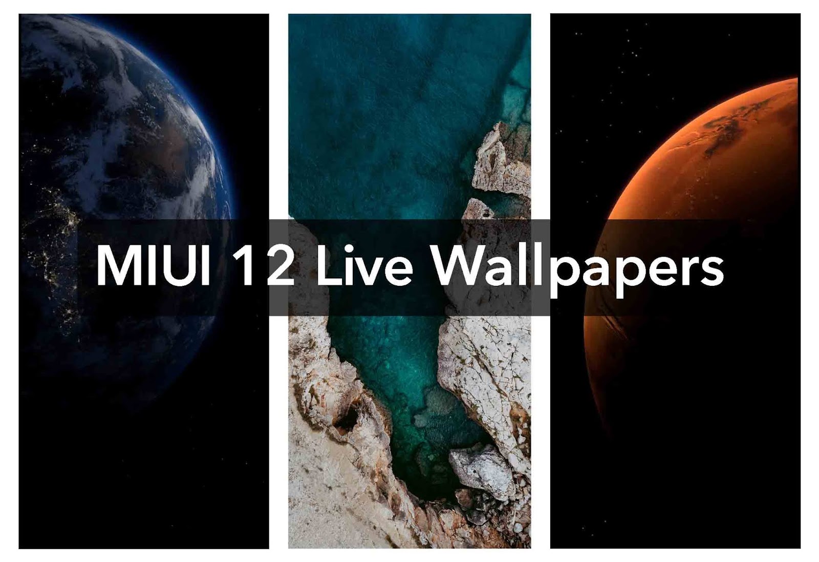 MIUI 12 Stock Live Wallpapers Download For Smartphones MIUI