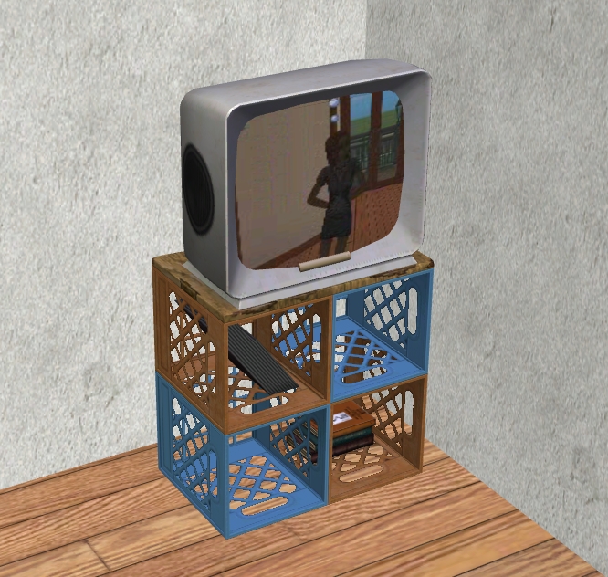 TheNinthWaveSims The Sims 2 TS3 Store Nevermind The Milk Crates