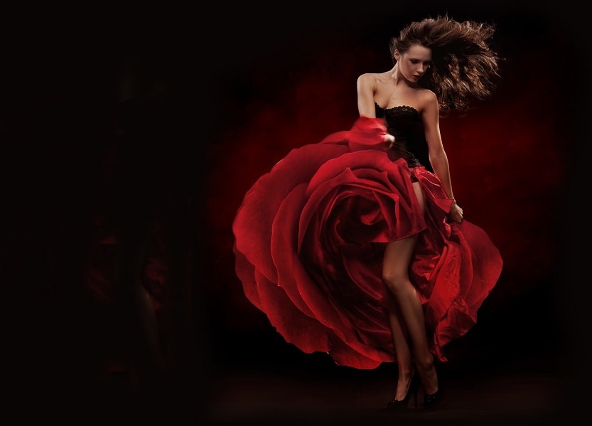 Танец В Красном Платье