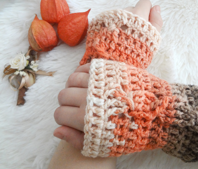 Crochet Cable Warmers - free pattern