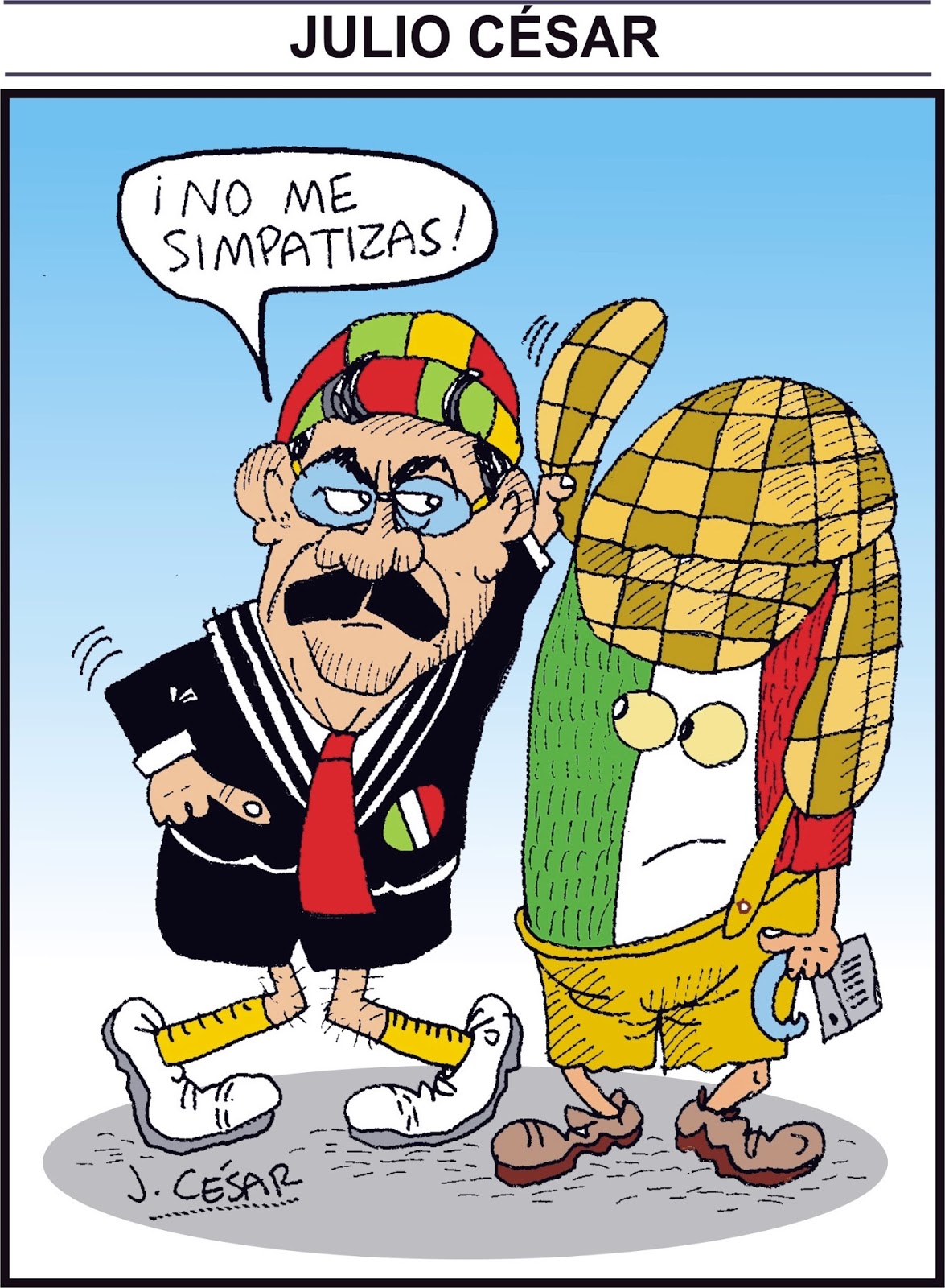 VOZ PLURAL...EL OTRO CAFÉ POLÍTICO EL ARTE DE JULIO CESAR