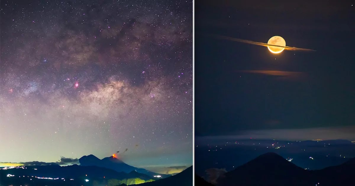 Photographer In Guatemala Captures Unbelievable Shot Of The Moon Disguised As Saturn Photographer In Guatemala Captures Unbelievable Shot Of The Moon Disguised As Saturn