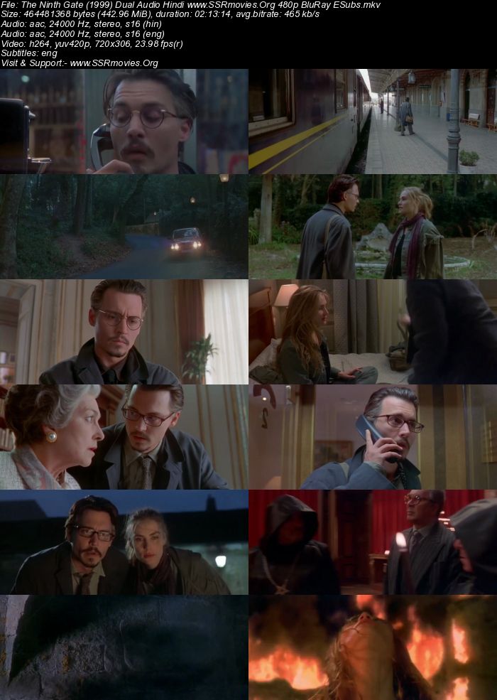 The Ninth Gate (1999) Dual Audio Hindi 480p BluRay 300MB