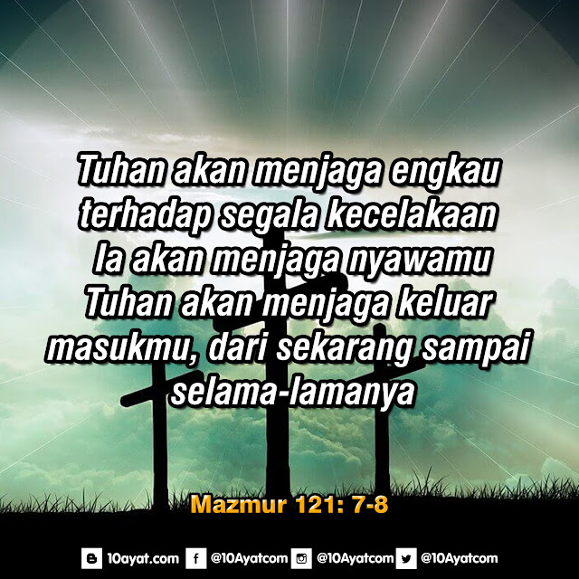 Mazmur 121: 7-8