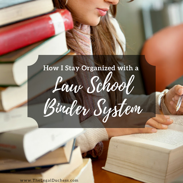 Introducing my Law School Vlog and How I Use a Binder System for Law School The Legal Duchess