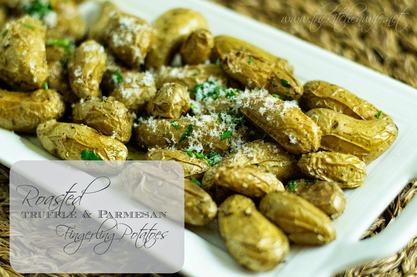 Roasted Truffle and Parmesan Fingerling Potatoes