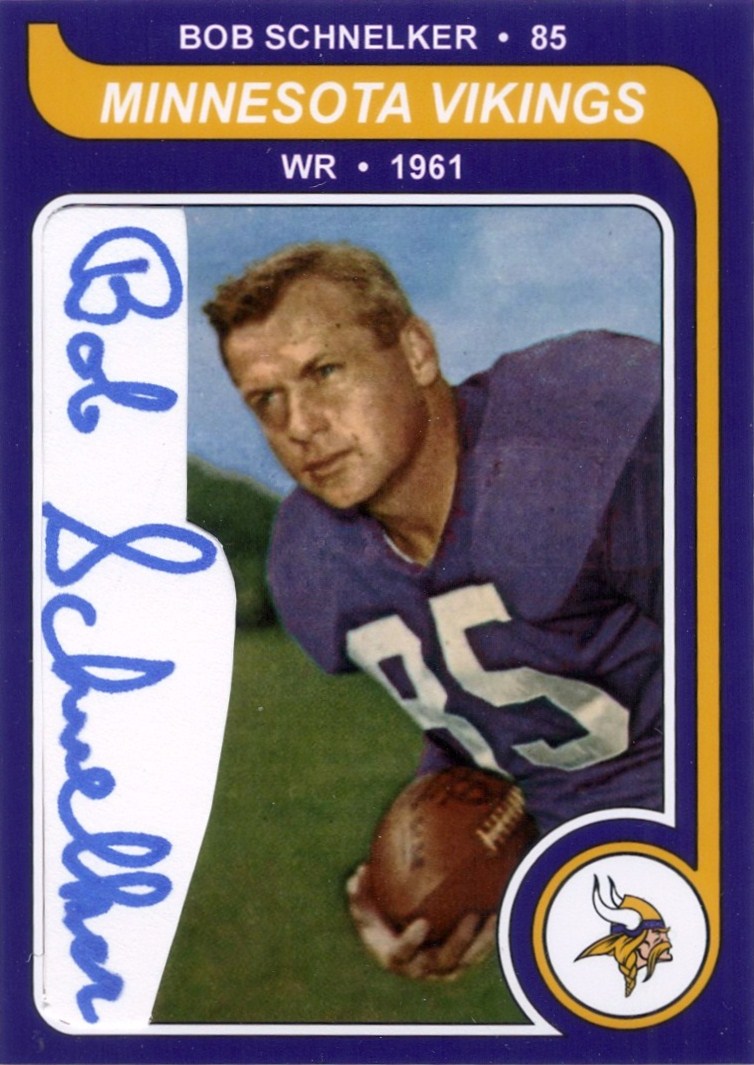 Minnesota Sports Autograph Project BOB SCHNELKER