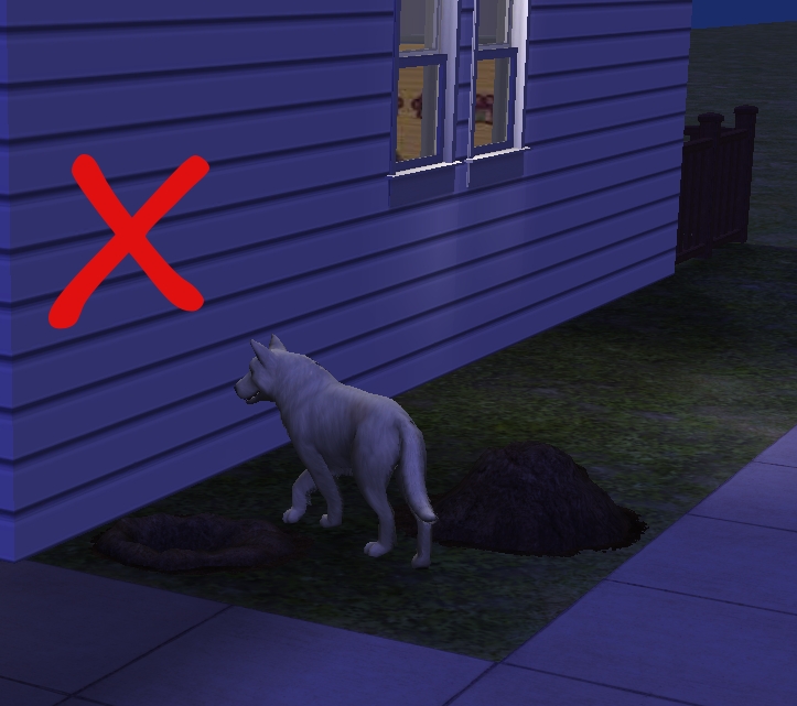 Sims 2 super collection adopting stray dog on porch vleroey