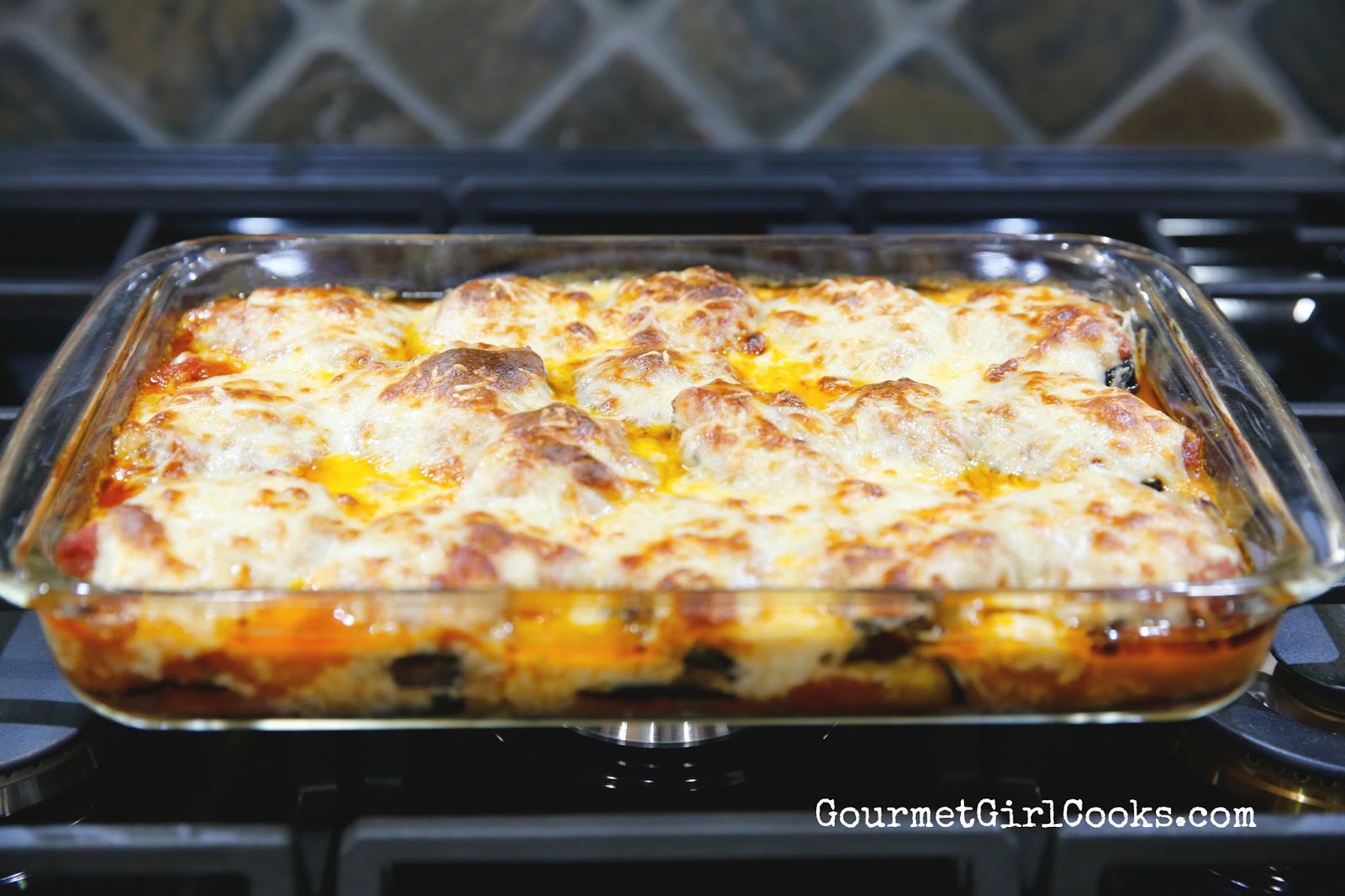 Gourmet Girl Cooks Eggplant Parmesan Easy Low Carb