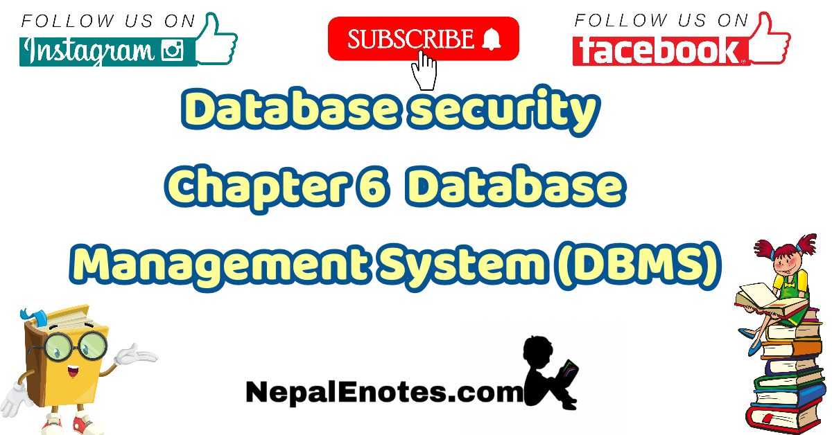 database security in dbms pdf