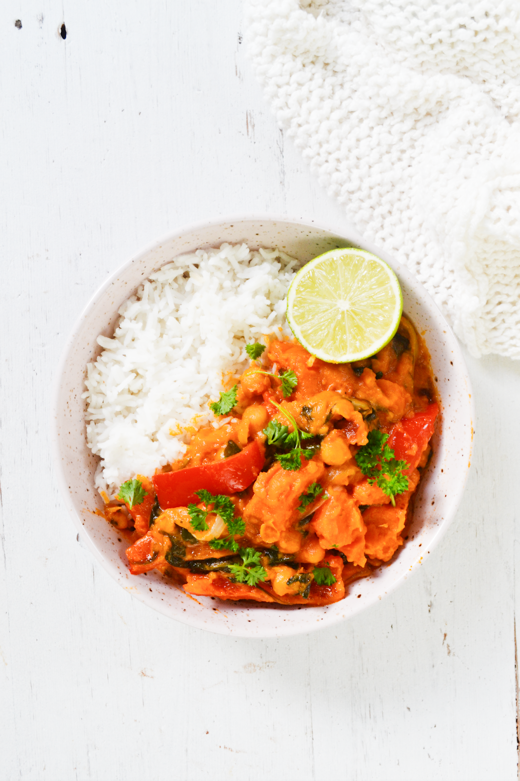 Sweet Potato & Chickpea Coconut Curry Vegan Shannon Michelle
