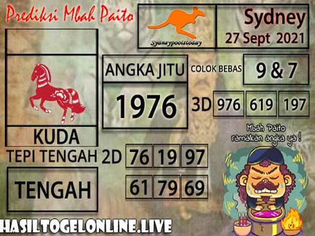 PREDIKSI SYDNEY COJEEL