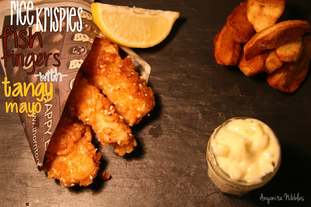 Rice Krispies Fish Fingers with Tangy Mayo