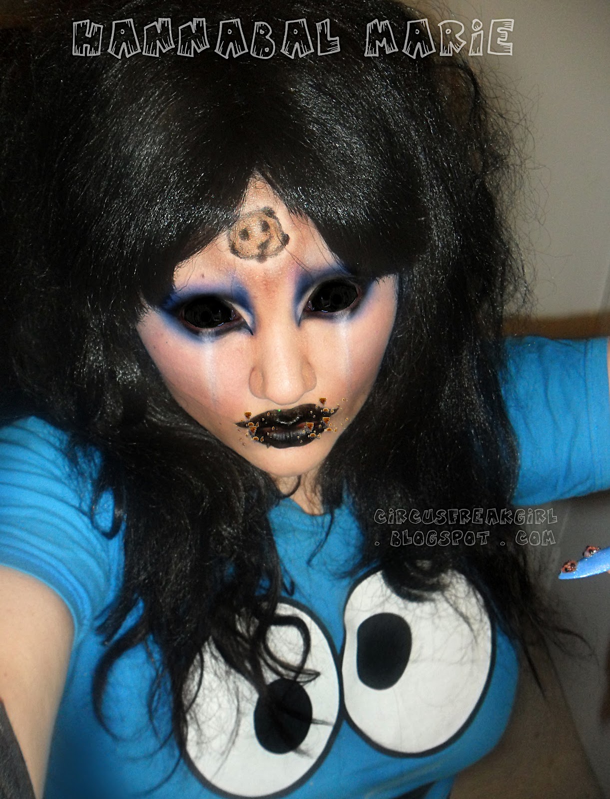 ĦΔŇŇΔβΔŁ ΜΔŘƗ€: Cookie Monster Inspired Makeup/Fingernails