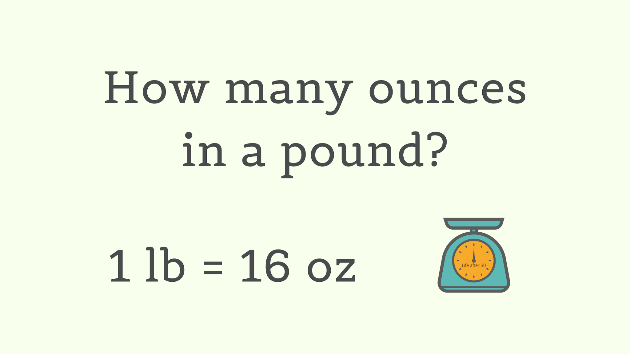 How Many Ounces In A Pound 