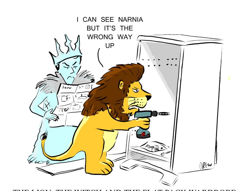 Cartoons I Drew The Lion The Witch And The Flat Pack Wardrobe