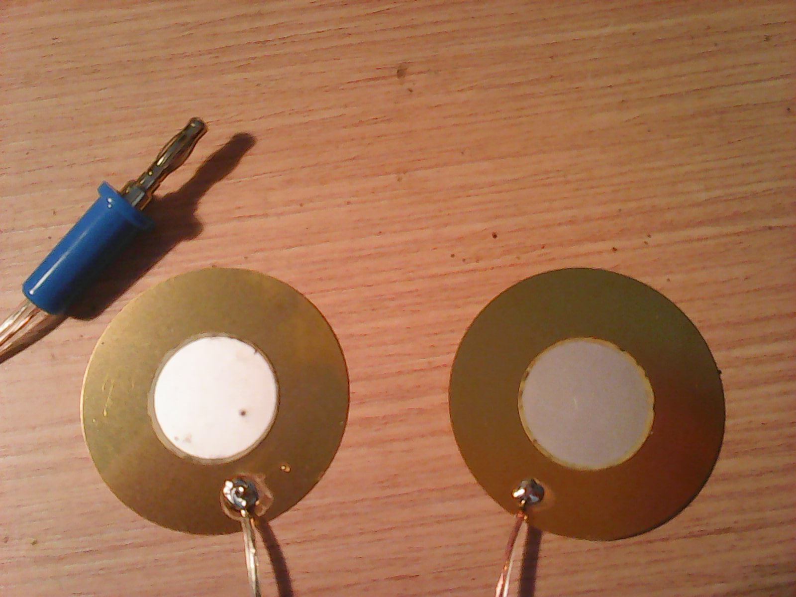Blog de Experimentación: ELECTRODOS CIRCULARES