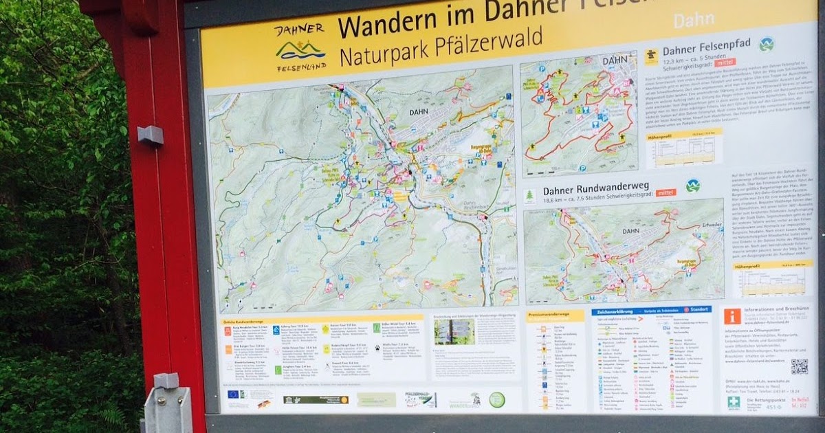 Samojedenzauber: Wandertour: Unterwegs auf dem Dahner Felsenpfad Samojedenzauber: Wandertour: Unterwegs auf dem Dahner Felsenpfad