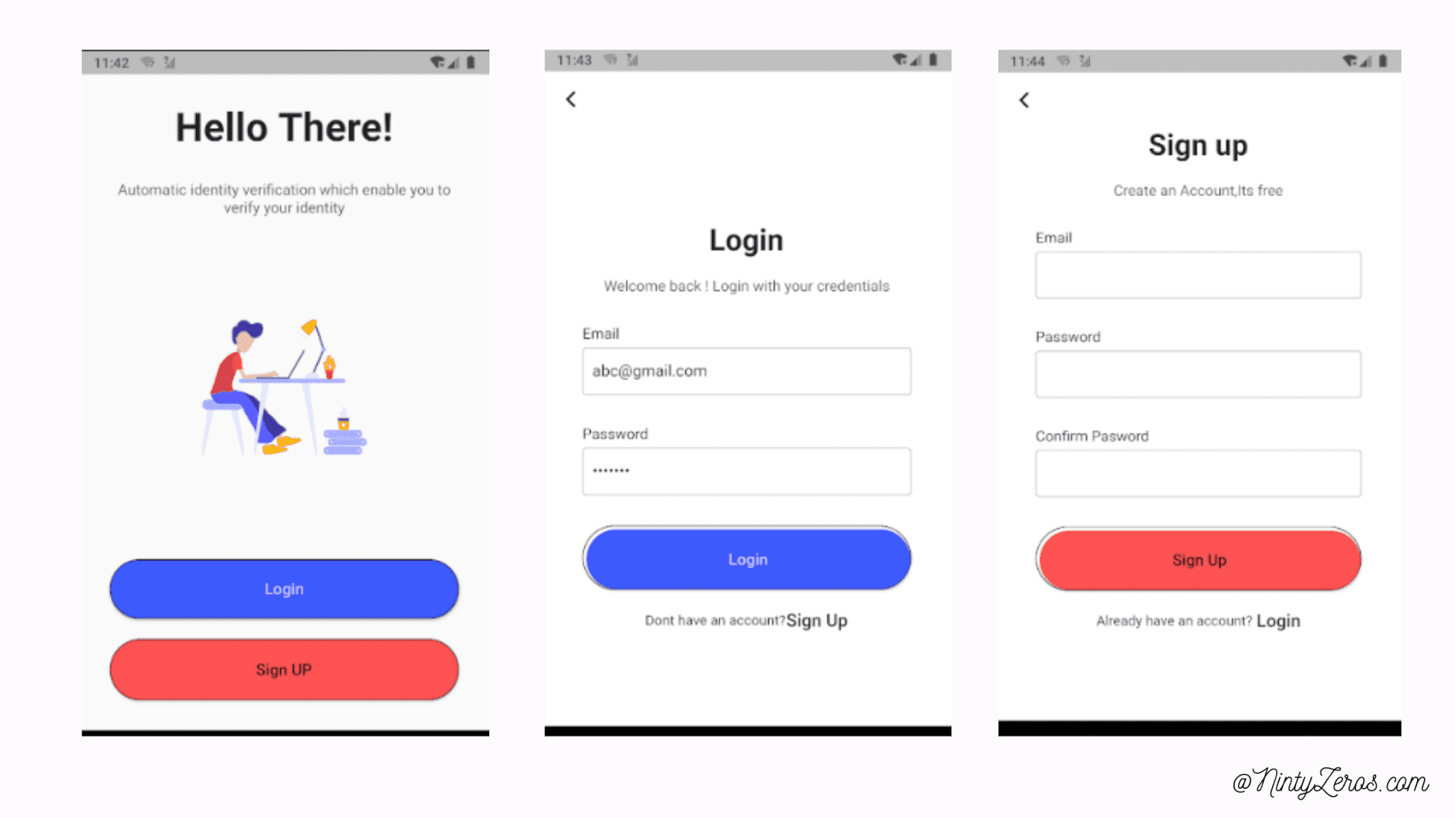 Simple Login Page With Logo Image In Flutter Android App - Vrogue