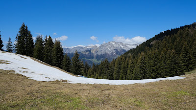 Mountains, Valley, Forest, Snow, Landscape Mountains, Valley, Forest, Snow, Landscape