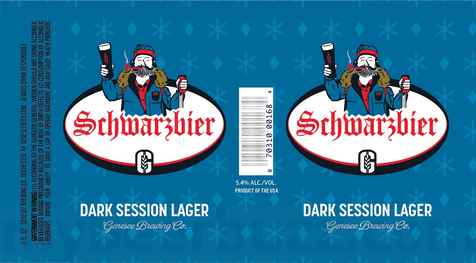 Genesee Adding Schwarzbier Dark Session Lager, Light & NonAlcoholic