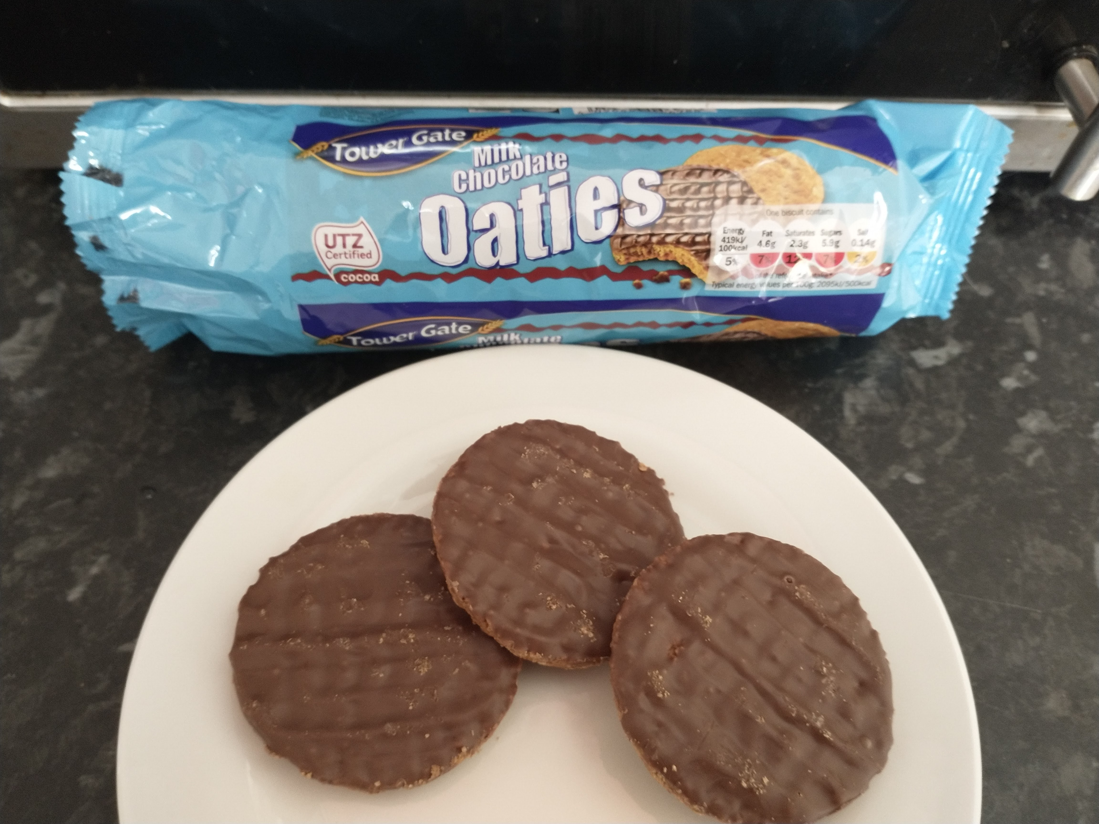 Lidl Tasted Lidl Tower Gate Milk Chocolate Oaties