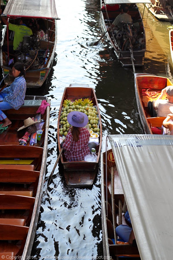 Tajlandia - pływający targ w Damnoen Saduak