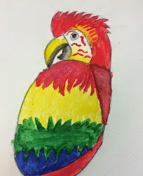 watercolor parrots cooper academy dual language studio