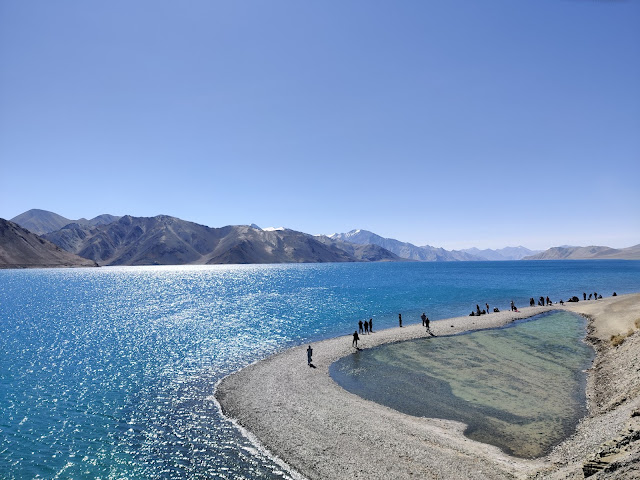 Hitchhiking Experiences In Ladakh pangong lake