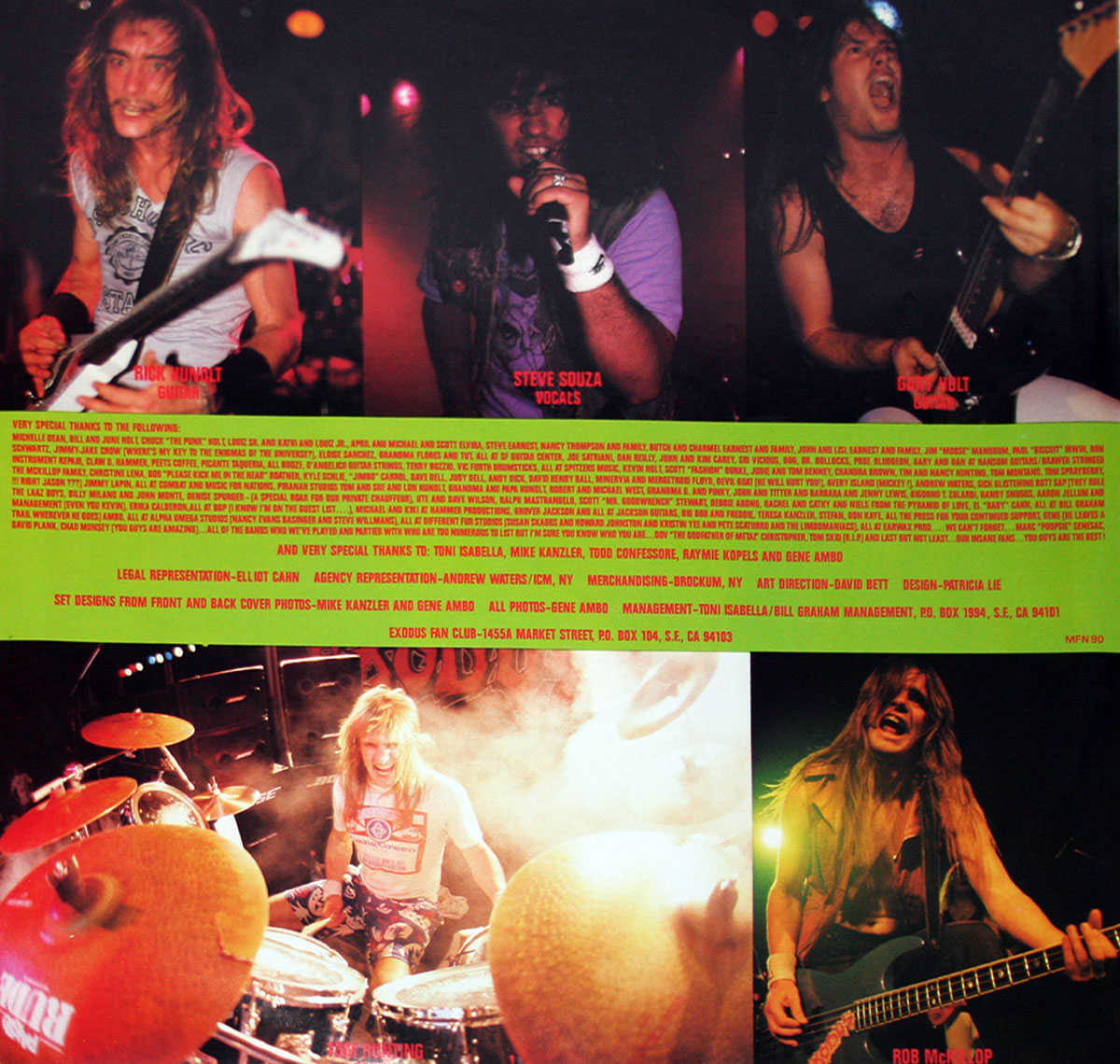 Classic Rock Covers Database Exodus Fabulous Disaster (1989)