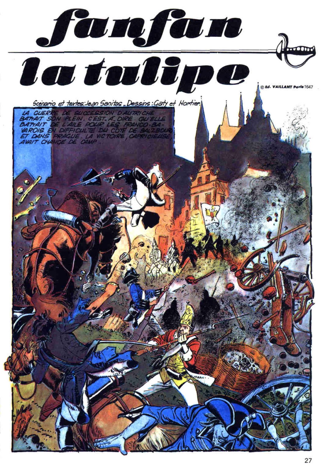 Seulement BD Fanfan La Tulipe. Intégrale des récits parus dans Pif