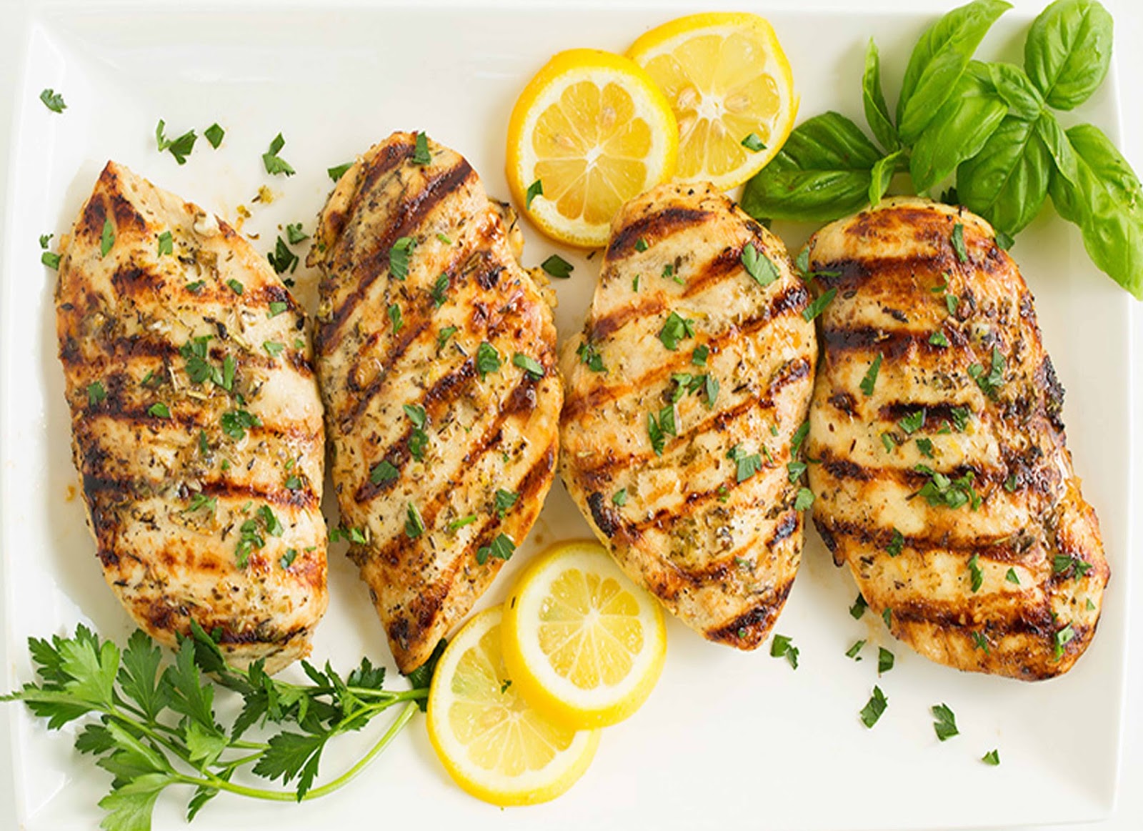 Easy grilled lemon chicken