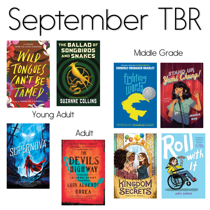 I'm back to school, getting to know my students, and getting books in their hands. Read on for what I'll be teaching and reading in September.